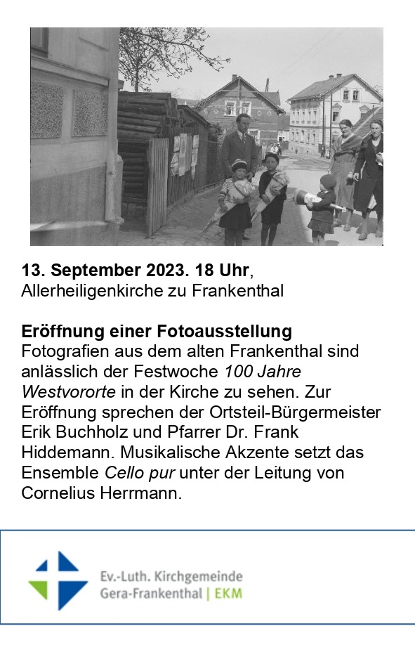 Fotoausstellung Kirche Frankenthal
